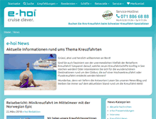 Tablet Screenshot of blog.e-hoi.ch